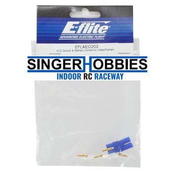 E-FLITE EC5 DEVICE CONNECTOR MALE (2) EFLAEC501